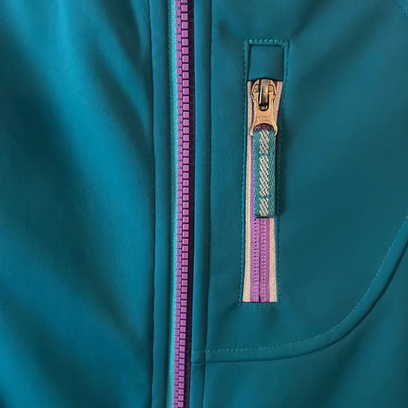 NWOT Lands end fleece lined jacket size S(7-8) NWOT - Picture 3 of 6